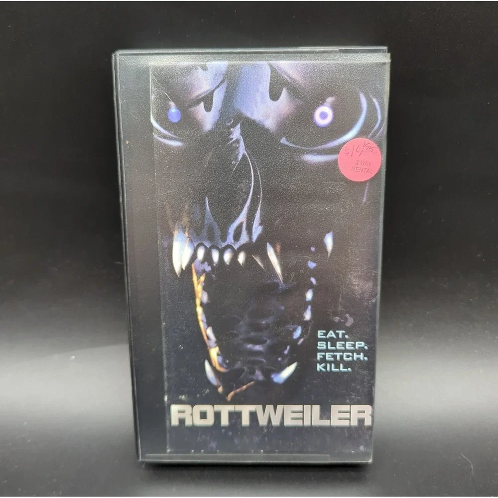 Rottweiler Eat Sleep Fetch Kill (VHS,‎ 2004) Horror Movie Rare HTF Lions Gate